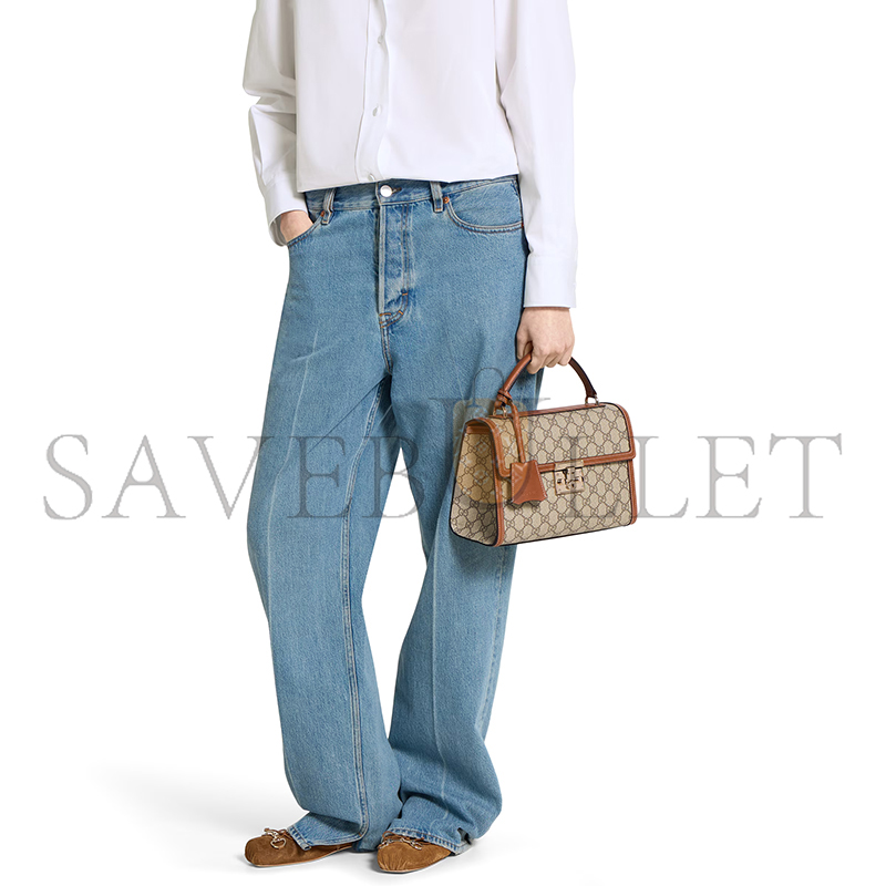 G*u*i padlock medium top handle bag ‎838998 (26*18*11.5cm)